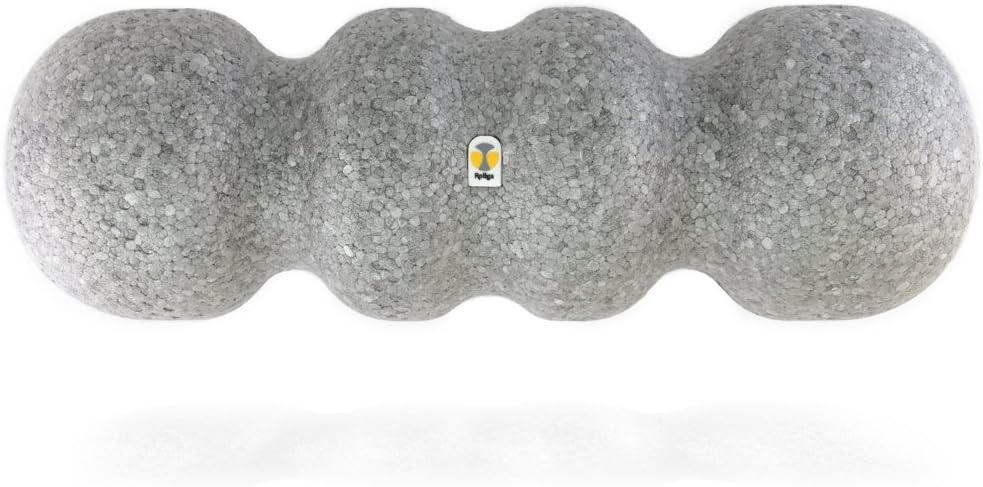 Rollga Foam Roller - High Density Foam Roller for Back Pain Relief, Deep Tissue Massage & Muscle Recovery. Physical Therapy Exercise Tool for Neck, Back, Legs, & Feet. Yoga & Pilates Roller