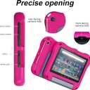 8 Tablet Case for Kids(2022/2020 Release,12th/10th Generation),Incompatible with iPad Samsung,Light Weight Shock Proof Friendly,Foldable Stand at Any Angle,Portable Handle Kid-Proof Case (Pink)