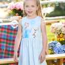 Disney Minnie Mouse Princess Frozen Elsa Stitch Girls Dress Sleeveless & Short Sleeve Casual Summer Clothes Baby to Toddler