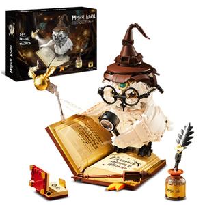 MOC Magic Owl Animal Building Set- Compatible with Lego for Adults, Ideas Collectible Bird Model, Creative Gifts for Adults