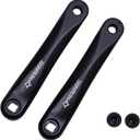 PROWHEEL Ebike Crank Arm Hole,140MM/152MM/160MM/165MM/170MM/175MM Black Bike Crank Arm for Electric Bike,Mid Mounted Motor,Torque(1 Pair) Size: One Pair Crankarm 140mm