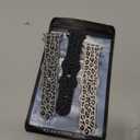 3 Pack Leopard Engraved Bands Compatible with Apple Watch Band 41mm 40mm 38mm 42mm 44mm 45mm 46mm 49mm Women, Soft Silicone Cheetah Embossed Sport Strap for iWatch Series 10 9 8 7 6 5 4 3 2 1 Ultra