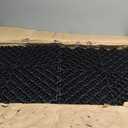 Jocoevol 60-Pcs Interlocking Tile, 12" x 12" Indoor/Outdoor Self-Drainage Interlocking Floor Tiles, Non-Slip Heavy-Duty Polypropylene Splicing Flooring Tile for Garage Patio Pool Bathroom, Black
