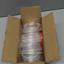 36 Pcs Christmas Clear Hanging Photo Frame Acrylic Picture Frames Ornament Mini Frames with Ribbon Xmas Picture Frame for Christmas Trees Decoration (36, Round)