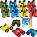 Yanhui Binoculars 24 Pieces Toy Binoculars with Neck String Assorted Colors Novelty Binoculars Camping Birthday Party Supplies Nature Exploration Toys for Outdoors Indoors Sightseeing, Camping, Birdwatching Wildlife