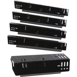 Gcostar Grill Heat Plate Replacement for DynaGlo 5 Burner DGH474CRP DGH485CRP DGH483CRP, DynaGlo 4 Burner DGH450CRP Grills, Porcelain Steel Heat Plate for Revoace GBC1793W, 5 Pack