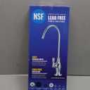 NSF Certification Lead-Free Water Filtration Reverse Osmosis Faucet (Brushed Nickel) Advanced RO Tap for Drinking, Kitchen Sink Cooking, Cleaning | Safe, Healthier