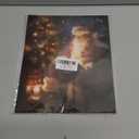 YZSLA Vintage Christmas Wall Art Prints, Winter Classic Xmas Santa Reading Book Poster Art Prints, Christmas Wall Decorations for Reading Room Library Home Decor, 8x10 Inches Unframed Set of 4