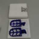 AnXin Foot Pegs Motorcycle Universal CNC Footpeg for PW TTR YZ 50-125cc MB200 Mini Bike SSR Apollo RFZ TaoTao Lifan Kayo Coolster Pit Bike - Blue