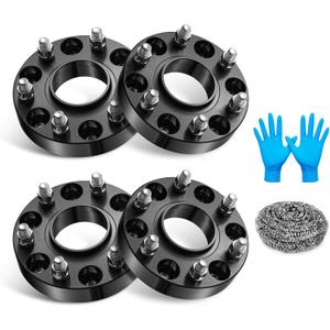 BDFHYK 6x139.7mm Wheel Spacers 1.25 inch 6x5.5 Hubcentric Wheel Spacer Compatible with Silverado Sierra 1500 Avalanche 1500 Tahoe Yukon, Forged 6 Lug Wheel Adapters M14x1.5 & 78.1mm Hub Bore, Set of 4