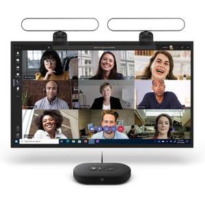 Video Conference Lighting Kit, Dual LED Lights for Live Streaming, Computer Lights are Used for Video Calls, Zoom, Games, Home Office Light, Laptop Ring Light, 3 Color Temperatures