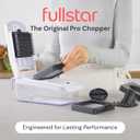 Fullstar The Original Pro Chopper - Vegetable Chopper and Spiralizer, Food Chopper with Container, Fruit Slicer, Kitchen Gadgets & Gifts, Home Essentials (4 in 1, White)