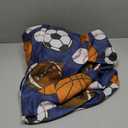 Novabright Stuffed Sports Storage Bean Bag Chair Cover for Teens 2.3 Feet Plush Soft Bean Bag Ball Themed Sofa Organizer with Double Stitched Zipper Washable Kids Room Decoration No Filling