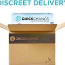 QuickChange Mens Overnight Adult Incontinence Wrap (Pad), Maximum Absorbency, Holds 17oz Dry to the Touch, Disposable, Fragrance Free, One Size Fits All, Catheter Replacement, 25 Count (25)