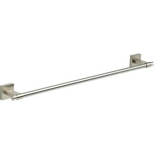 Franklin Brass Maxted (1-Pack) 24" Towel Rack for Bathroom, Satin Nickel Towel Bar for Bathroom Wall Towel Holder Rod Wall Mounted Bathroom Accessories MAX24-SN