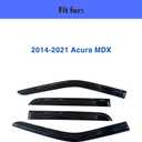 Window Visors Rain Guards for 2014-2021 Acura MDX