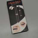 Heated Eyelash Curler - Fast Heat up in 8s -2 in 1 Clip Type 3 Heat Modes with USB Rechargeable - Electric Eyelash Curler - Natural Curling 24 Hours Long Lasting, Anti-Burn Eyelid, Black
