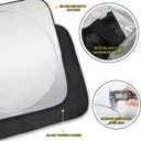 INSAUTO Windshield Sun Shade for 2019-2025 BMW 3 Series 328i M340i M3, Front Window Sun Visor Protector Cover Custom Fit BMW 3 Series Accessories