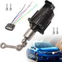 Electronic Turbo Wastegate Actuator Turbocharger Solenoid Valve + Actuator Connector Plug Harness (5-Way), Compatible with Honda Civic 1.5L 2016-2019, OE# K6T52372 189005AAA01