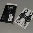 LIUGX 2 Pack Retractable Keychain, Heavy Duty Carabiner Key Chains, 10,000+ Rebound, Impact Resistance ID Badge Reels with 31.5 Wire Rope and Key Ring, Up to 8oz, Aluminum Ring, Carbon Fiber-Texture (Silver)