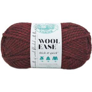 Lion Brand Bulk Buy Wool Ease Thick and Quick Yarn (3-Pack) Claret 640-143