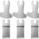 LEILUO 6Pcs Diamond Oscillating Multi Tool Blades Kit for Grout Removal Fit DeWalt Milwaukee Makita Ryobi and More