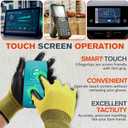 50 Pairs Working Gloves for Men Women Bulk Micro Foam Nitrile Coated Resistant Nylon Safety Gloves (Colorful)