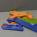 Fuwidvia 3 Pack Airplane Launcher Toys, 13.2'' LED Foam Glider Plane Toy for Boys, 2 Flight Modes Outdoor Flying Toys Birthday Gifts for Boys Girls 4 5 6 7 8 9 10 11 12 Year Old (Blue&Green&Orange)