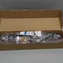 32.2'' Large Coat Rack Wall Mount Coat Hooks Coat Hanger with 8 Metal Black Triple- Hooks Brown Pine Real Wood Plank Hat Rack for Wall Hooks for Hanging Coat Hat Jacket