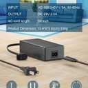 Power Recliner Power Supply, AC/DC Switching Power Supply Transformer 2-pin 29V/24V 2A Adapter with AC Power Cord for Electric Power Recliner Lift Chair