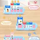 QuTZ Phonics Learning Toy for Preschool Kids – Talking Flash Cards with Sound Machine, Word Blending & Math Games – Educational Reading & Counting Activity Set 4-8