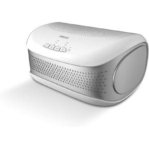 Homedics TotalClean Desktop Air Purifier  360-Degree HEPA Filter for 128 Sq Ft, Small Air Purifier for Home Office, Bedroom and Workplace, 3 Speed Settings for Small Rooms, White