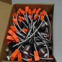 Zhengmy 20 Pcs E26 Socket Adapter, Medium Base Male Screw in Light Socket Pigtail for LED Recessed Lights