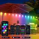 Fitop Permanent Outdoor Lights, 150FT RGB Waterproof LED Lights for House, Smart Outdoor Strip Light with Extendable Design, App/Remote Control, 16 Million Colors, IP67 Rated
