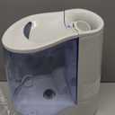 Vicks Warm Mist Humidifier FilterFree 1Gal Tank, Auto ShutOff, Night Light, VapoPad and VapoSteam Compatible (White)