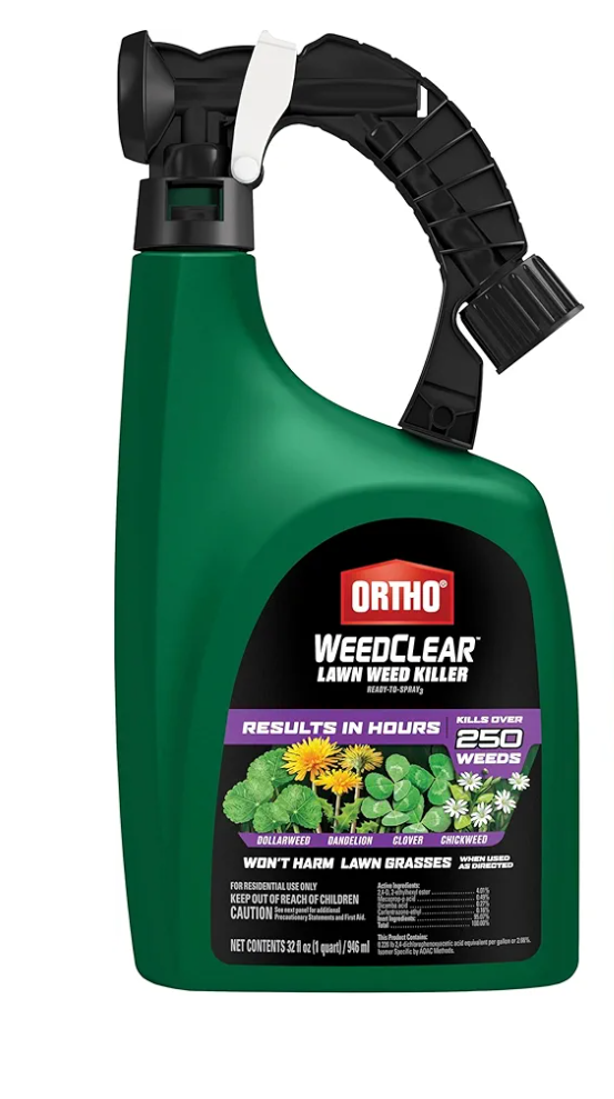 Ortho WeedClear Lawn Weed Killer Ready to Spray3: for Southern Lawns, 32 oz.