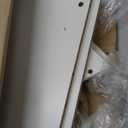 HOMES: Inside + Out Berg Modern 31-inch 16 Colors LED Corner Cabinet with Doors and 2 Shelves, USB Charge Cord, Small TV Stand for Living Room, Home Office, White