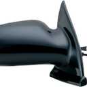 Passenger Side Mirror for Saturn S Series Sedan & Wagon, Black, Non-Foldaway, Manual