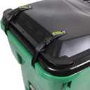 Trash Lock Original Two Strap Lid Lock, Very Secure, Deter Black Bears, Keep Raccoons, and Squirrels Out of Your Trash (Black, Original Two Strap), Patent Pending Design