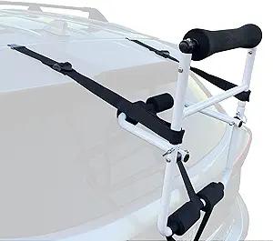 Best Marine Kayak Lift Assist | Kayak Roller Loader for SUV & Hatchbacks | Roof Rack Rollers with Straps | Easy to Load Kayaks, Canoes & SUP Paddle Boards | 90 Pound Weight Capacity