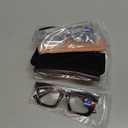 REAVEE Oversized Square Reading Glasses for Women, Blue Light Blocking Large Frame Computer Readers Spring Hinge