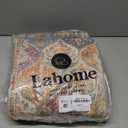 Lahome Kitchen Rugs Non Slip Washable Rugs for Entryway, 2x4 Rug Non-Slip Moroccan Trellis Ultra-Thin Indoor Door Mat Small Carpet for Bathroom Bedroom Entry, Cream/Multi