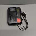 Quick Charger [for Porter-Cable 20V MAX] & [for Black+Decker 20V MAX] Lithium Battery PCC680L PCC681L PCC682L PCC685LP PCC699L and Battery LBXR20 LBXR2020 LBX4020