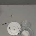 Leviton LED Ceiling Lamp Holder with Pull Chain, 10W Bulb and Bulb Guard, 9852-LED, White