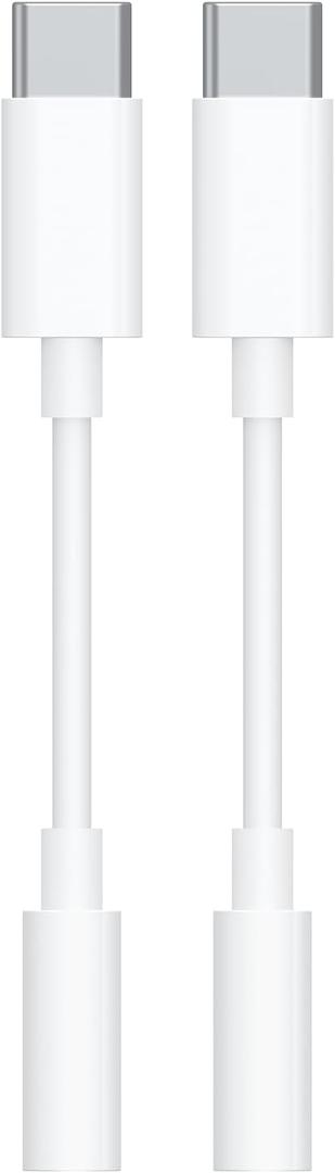 USB-C to 3.5mm Audio Headphone Adapter - HiFi 2 Pack Compatible with Apple iPhone 17 16 15 Samsung Galaxy S25 S24 S23 S22 S21 Plus Pro Max Ultra Pixel iPad - Type C to Aux Cord Jack Dongle Adapter