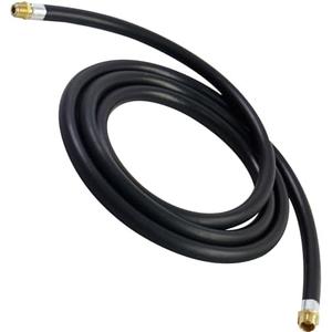 14FT 3/4" NPT Fuel Transfer Hose W/360° Swivel Connector Copper Fitting High Pressure (300 PSI), Compatible Fuel Nozzle Fuel Transfer Pump for Gasoline,Diesel,Biodiesel Ethanol Blends,Methanol Blends