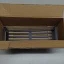 4 Pack Magnetic Spice Storage Rack Organizer for Refrigerator and Oven, Clear Fridge Organizers and Storage