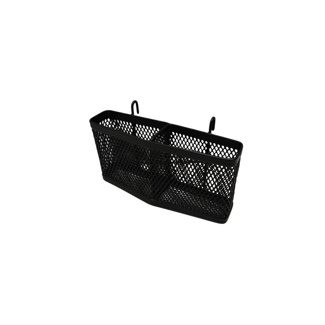 1PC Rectangular Iron Wire Storage Basket Sturdy Hanging Storage for Home Office Dorm Random Color for Organizing Sundries and Enhancing Decor Black