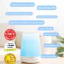 Baby Sound Machine, Momcozy White Noise Machine for Baby Sleeping with Night Light, Toddler Sleep Trainer 34 Soothing Sleep Sounds, Timer, App Remote Control, Personal Sleep Routine Alarm Clock(Blue)