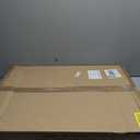 Large Printer Stand with 3-Tier Wood Storage Shelves -Multi-Purpose Desk Organizer- for Printer Scanner Fax Home Office Use with Wheels (Jet Black)